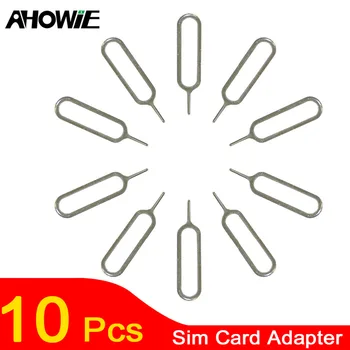 Ahowie 10ШТ USB Адаптер Sim-карты Для Huawei Mate 20 Pro P20 X Открытый Лоток Для Sim-карты Samsung S9 S8 Plus Iphone X 8 Выталкивающий Штырь