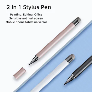 Универсальная простая экранная ручка двойного назначения, смартфон для Ios, ручка для стилуса, Samsung, Xiaomi, Емкостная ручка