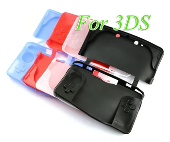 10ШТ Защитная крышка Корпус из мягкой силиконовой кожи противоскользящие ударопрочные аксессуары для портативной игровой консоли Nintendo 3DS